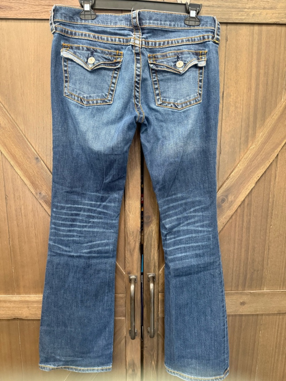 Y2K LONDONJEAN Medium Blue Boot Cut Jeans